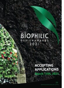 Biophilic Design Awards 2021 entry information